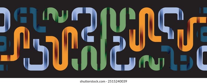 Lines, abstract letter style design background. Geometric vector Illustration For Wallpaper, Banner, Background, Card, Book Illustration, landing page
