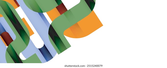 Linhas, plano de fundo de design de estilo de carta abstrata. Vetor geométrico Ilustração para papel de parede, banner, fundo, cartão, ilustração de livro, página inicial