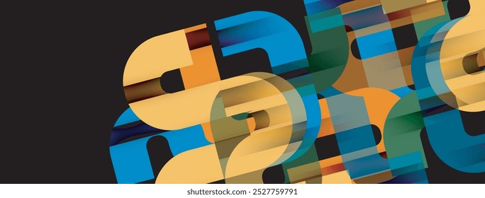 Lines, abstract letter style design background. Geometric vector Illustration For Wallpaper, Banner, Background, Card, Book Illustration, landing page