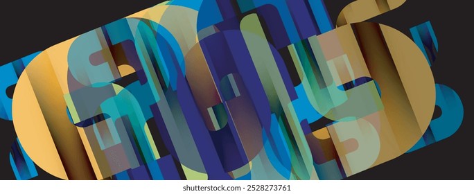 Líneas, fondo abstracto del diseño del estilo de la letra. Ilustración vectorial geométrica para el Fondo de pantalla, Anuncio, fondo, tarjeta, ilustración del libro, landing page