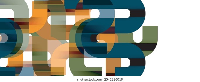 Líneas, fondo abstracto del diseño del estilo de la letra. Ilustración vectorial geométrica para el Fondo de pantalla, Anuncio, fondo, tarjeta, ilustración del libro, landing page