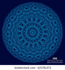 Lines of abstract pattern background