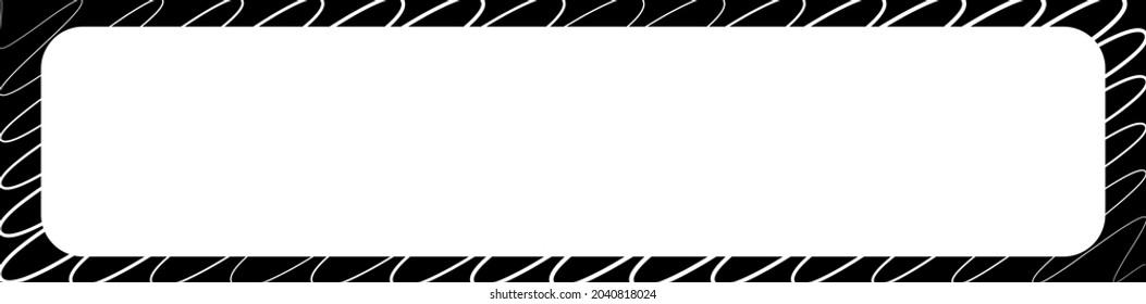 Lines abstract rectangular frame, border vector graphics