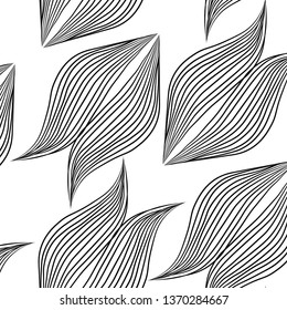 lines abstract seamless vector pattern. Concept for web design, textile, print 