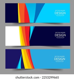 Lines abstract shape colors. Abstract geometric texture. Vector banner background .Eps10 Abstract swoosh background. Abstract corporate business banner web template, horizontal 