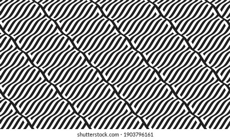Lines abstract.Mesh texture.Geometric ornament illustration. Seamless decoration for your design.repeating geometric print.mosaic can be used for wallpaper.Vector striped concept