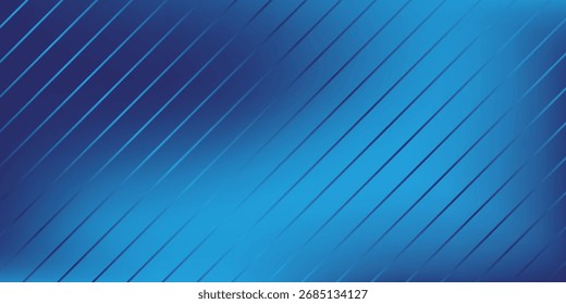As linhas mostram um gradiente azul. Fundo azul. Vetor de fundo de tecnologia abstrato