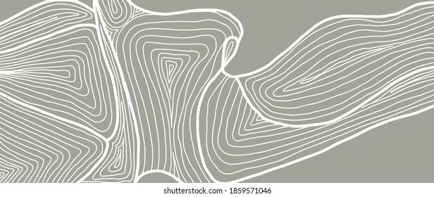 lines arts background vector. Luxury pattern design with abstract shape and golden texture. Modern wallpaper design for print, cover, wall art, fabric  and banner background.

