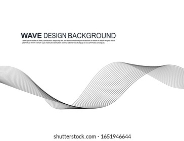 Lines for the background. black stripes on a white background. Vector for brochures.