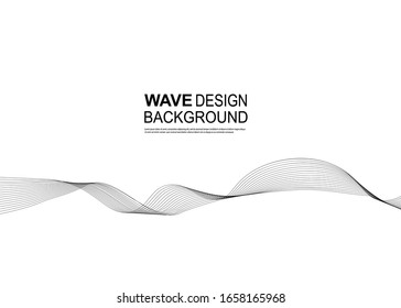 Linien für den Hintergrund. schwarze Streifen auf weißem Hintergrund. Vektorillustration für Broschüren.