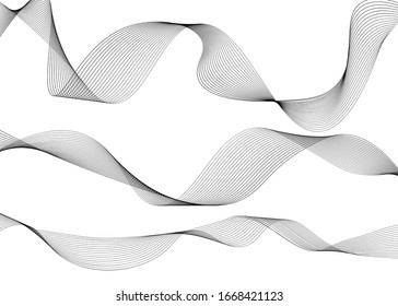 Lines for the background. black stripes on a white background. Vector for brochures.