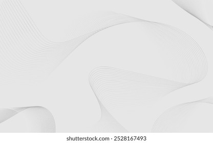 Líneas para el fondo. Rayas negras sobre fondo blanco. Fondo de Vector Abstractas con líneas onduladas negras. Patrón de onda dinámica. Traje para el Anuncio, cartel, cubierta, folleto, volante, Sitio web.