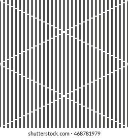 Lines background. Seamless geometric lined pattern with rhomb silhouette. Vector illustration.