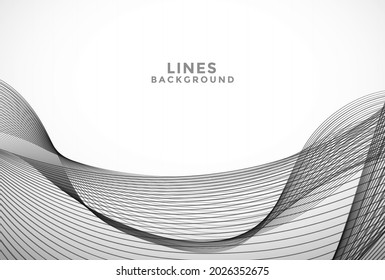 Lines background. Vector illustration. Banner design. 