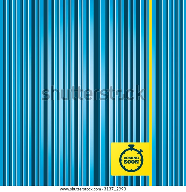 Lines Blue Background Coming Soon Sign Stock Vector Royalty Free