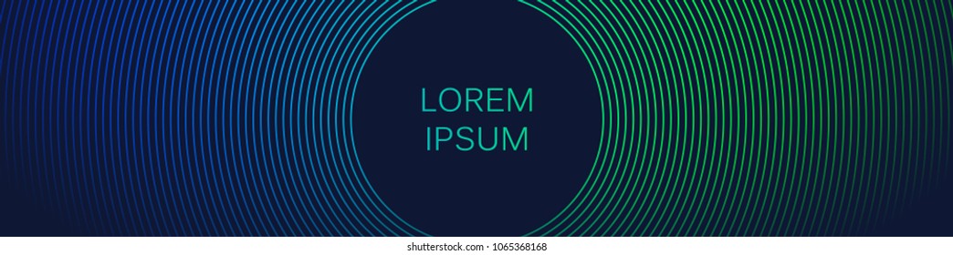 Lines in Circle Form . Spiral Vector Illustration .Technology round Logo . Design element . Abstract Geometric shape .