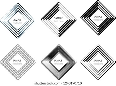 Lines in Circle Form . Spiral Vector Illustration .Technology round Logo . Design element . Abstract Geometric shape . Striped border frame for image