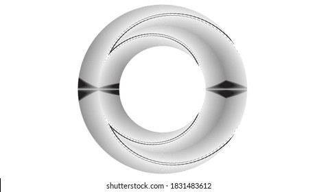 Lines in Circle Form . Spiral Vector Illustration .Technology round Logo . Design element . Abstract Geometric shape .
