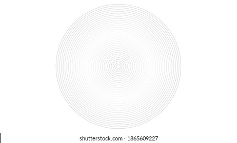 Lines in Circle Form . Spiral Vector Illustration .Technology round. Wave Logo . Design element . Abstract Geometric shape .