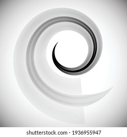 Lines in Circle Form . Spiral Vector Illustration .Technology round. Wave Logo . Design element . Abstract Geometric shape .