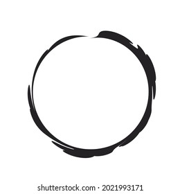 Lines in Circle Form . Spiral Vector Illustration .Technology round Logo . Design element . Abstract Geometric shape . Striped border frame for image