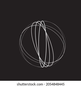 Linien in Circle Form . Spiral Vector Illustration .Technology Runde. Wave Logo . Design-Element. Elitische Linien.Abstrakte geometrische Rundform 