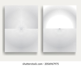 Lines in Circle Form . Spiral Vector Illustration .collection of round lines background . Design element . Abstract Geometric circular shapes .Rotating radial stripes collection. Concentric circles