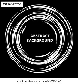 Lines in Circle Form . Spiral Vector Illustration .Technology round Logo . Design element