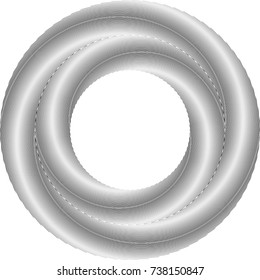  Lines in Circle Form . Spiral Vector Illustration .Technology round Logo . Design element . Abstract Geometric shape . Striped border frame for image