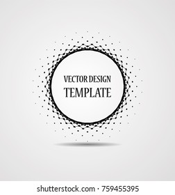 Lines in Circle Form . Spiral Vector Illustration .Technology round Logo . Design element . Abstract Geometric shape .