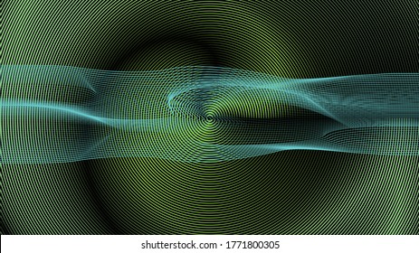 Linien in Circle Form .  Vektorgrafik . Abstrakte Geometrische, gestreifte bunter Hintergrund