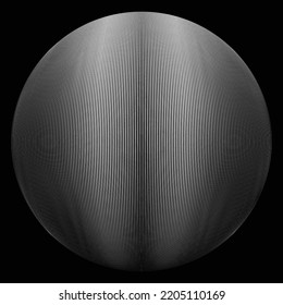 Lines in Circle Form . Vector  .Technology sphere Logo . 3d design element . Abstract Geometric shape .