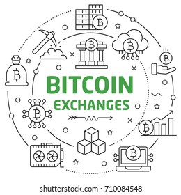 lines circle illustration bitcoin crypto innovations business