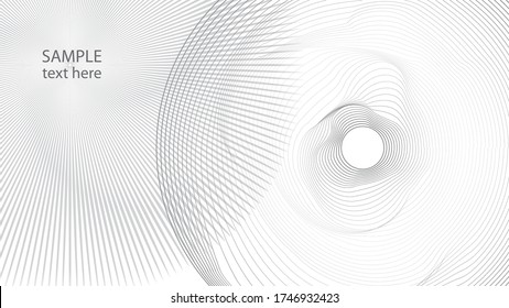 Lines circle texture . Vector Illustration . Design element . Abstract Geometric background .