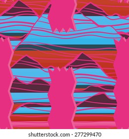 Lines color plane.
Abstract seamless texture, combined color image and graphic lines