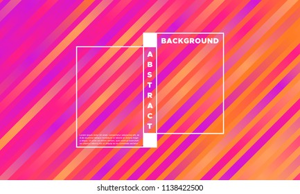 Lines with Colorful Gradient. Minimal Abstract Background with Glow Effect. Simple Geometric Grid. EPS10 Vector. Illustration with Stripes. Abstraction with Lines for Covers, Banner, Poster, Flyer.