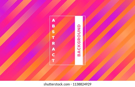 Lines with Colorful Gradient. Minimal Abstract Background with Glow Effect. Simple Geometric Grid. EPS10 Vector. Illustration with Stripes. Abstraction with Lines for Covers, Banner, Poster, Flyer.
