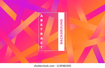 Lines with Colorful Gradient. Minimal Abstract Background with Glow Effect. Simple Geometric Grid. EPS10 Vector. Illustration with Stripes. Abstraction with Lines for Covers, Banner, Poster, Flyer.