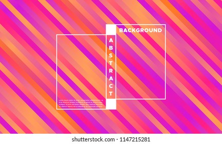 Lines with Colorful Gradient. Minimal Abstract Background with Glow Effect. Simple Geometric Grid. EPS10 Vector. Illustration with Stripes. Abstraction with Lines for Covers, Banner, Poster, Flyer.