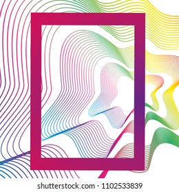 lines and colors workart frame