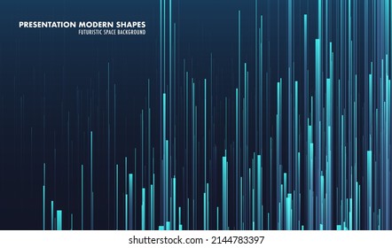 Líneas compuestas de fondo brillante. Resumen de líneas modernas. Formas gradientes geniales. Concepto gráfico para su diseño
