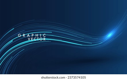 Lines composed of glowing background. Abstract modern lines. Cool gradient shapes. Graphic concept for your design