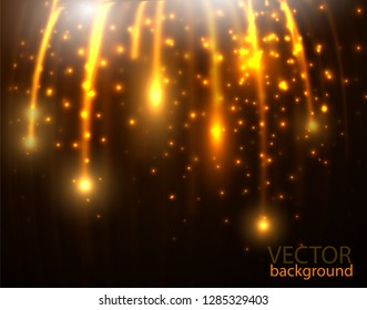 Lines composed of glowing backgrounds