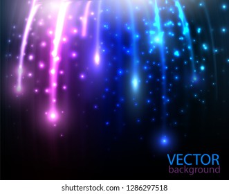 Lines composed of glowing backgrounds