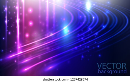 Lines composed of glowing backgrounds
