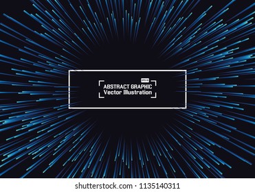 Lines composed of glowing backgrounds, Abstract data flow tunnel, Explosion radial background. Vector illustration