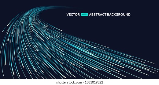 Lines composed of glowing backgrounds, abstract vector background