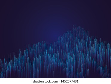 Lines composed of glowing backgrounds, abstract vector background