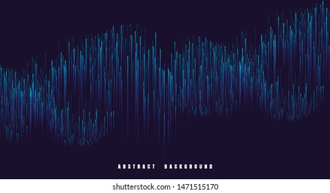 Lines composed of glowing backgrounds, abstract vector background