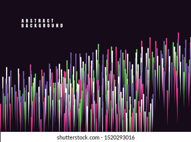 Lines composed of glowing backgrounds, abstract vector background